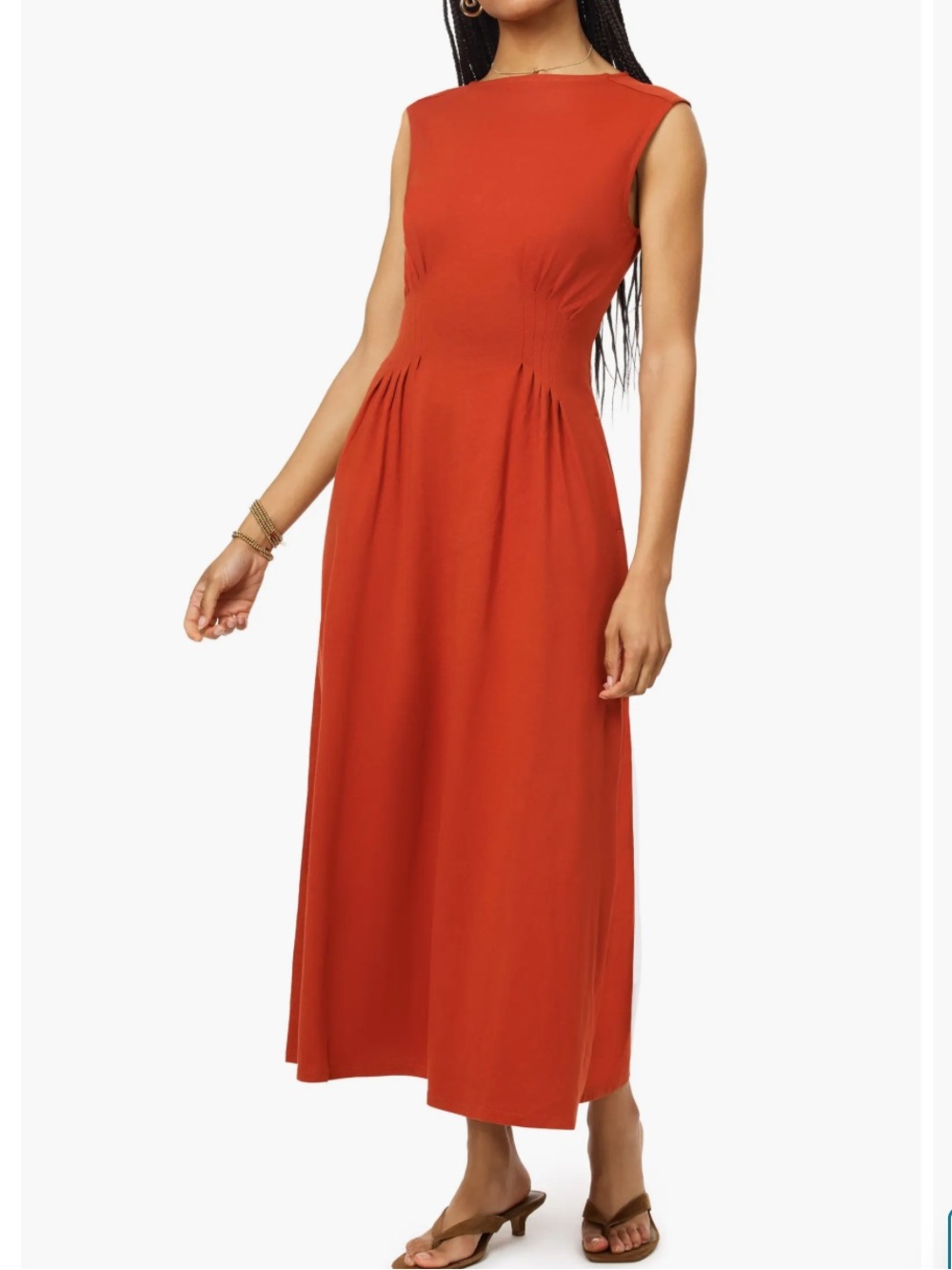 Scotch & Soda Picante Boat Neck Sleeveless Dress